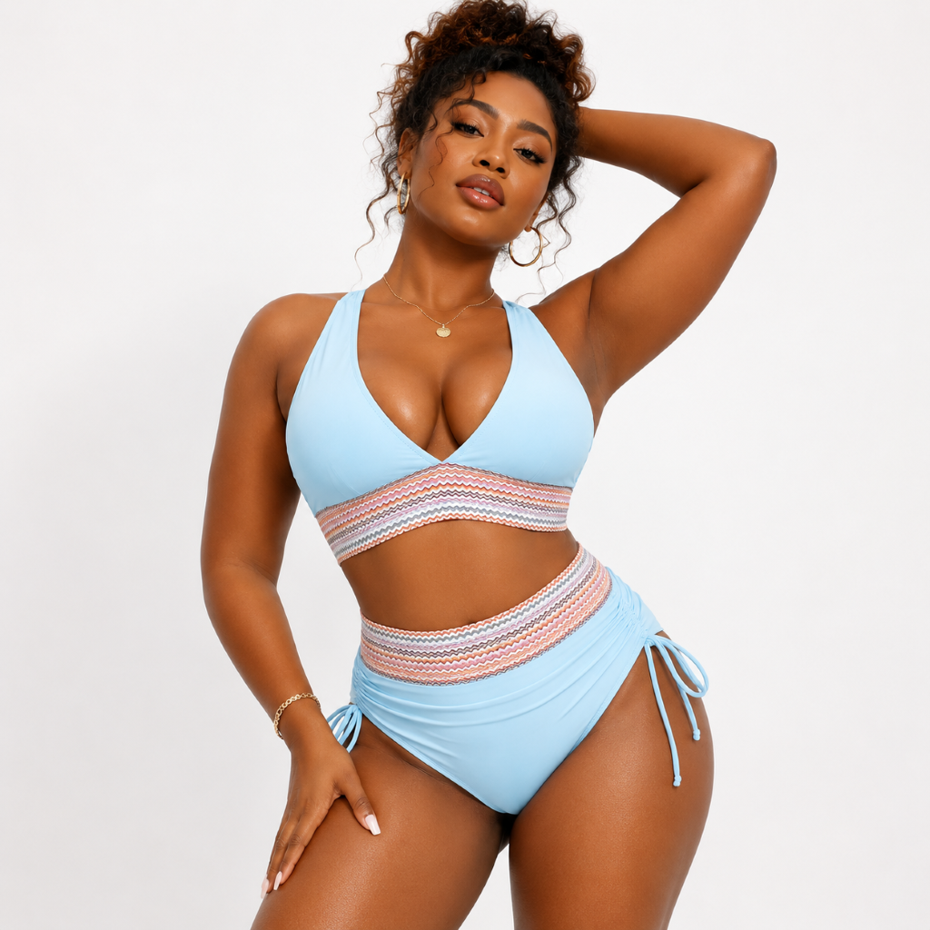 Emerald Bikini – High-Waist Sculpting