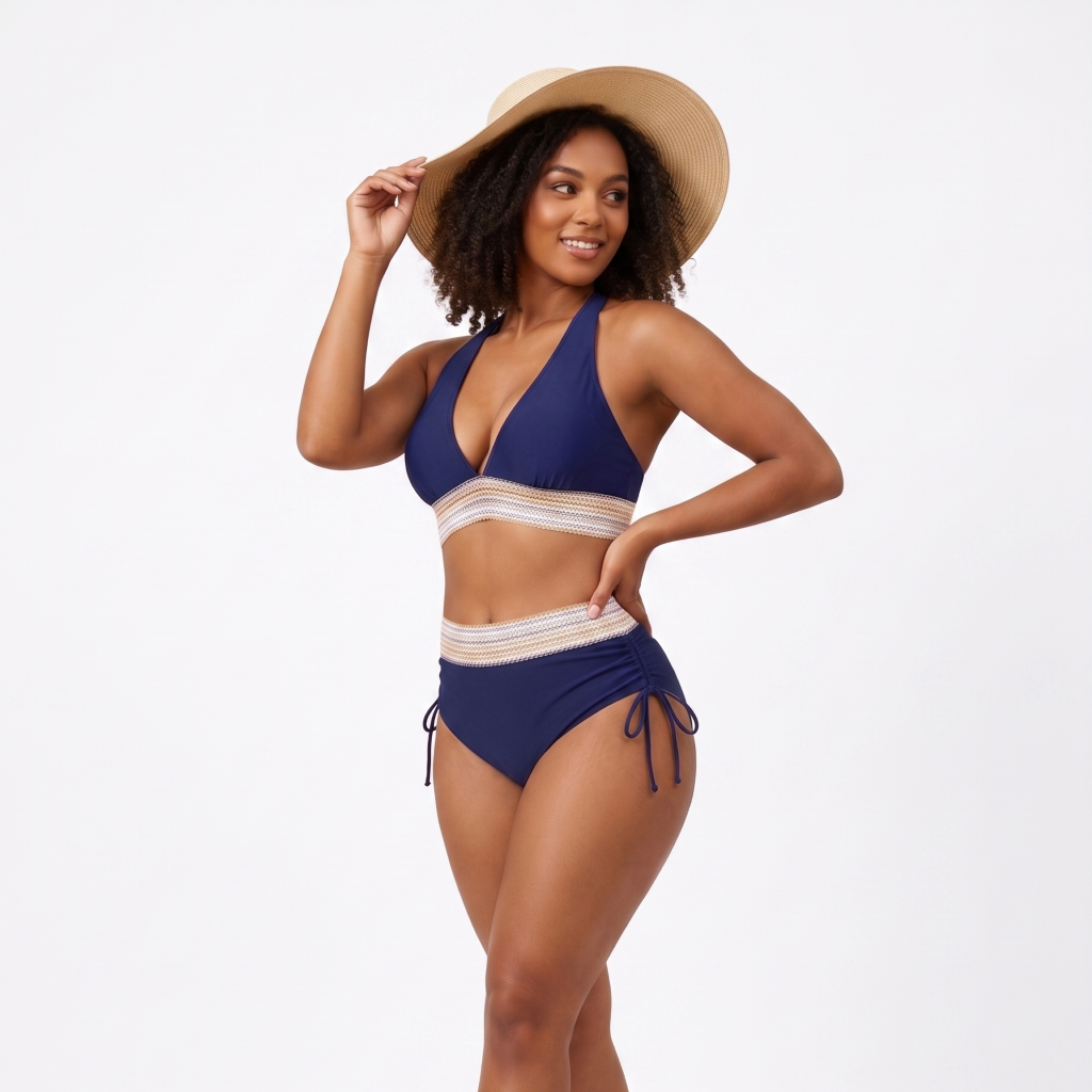 Emerald Bikini – High-Waist Sculpting