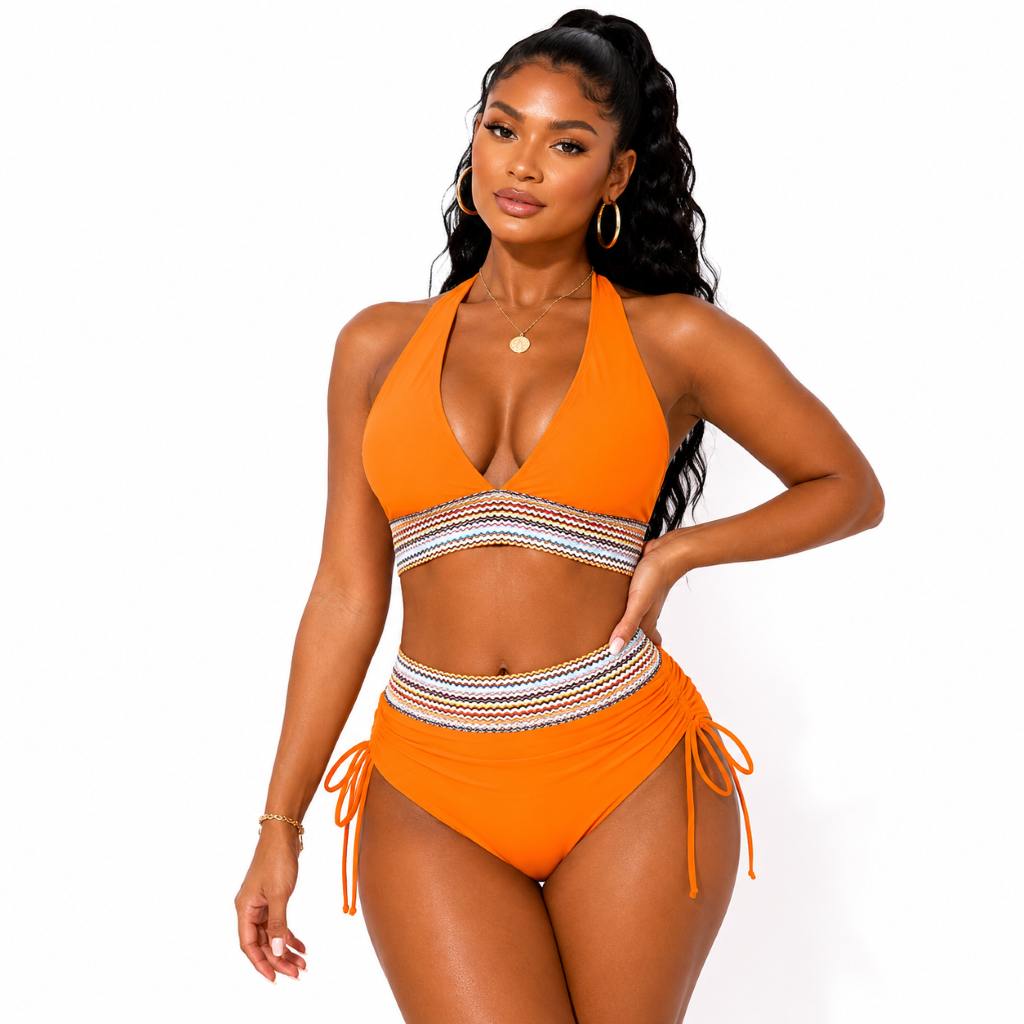 Emerald Bikini – High-Waist Sculpting