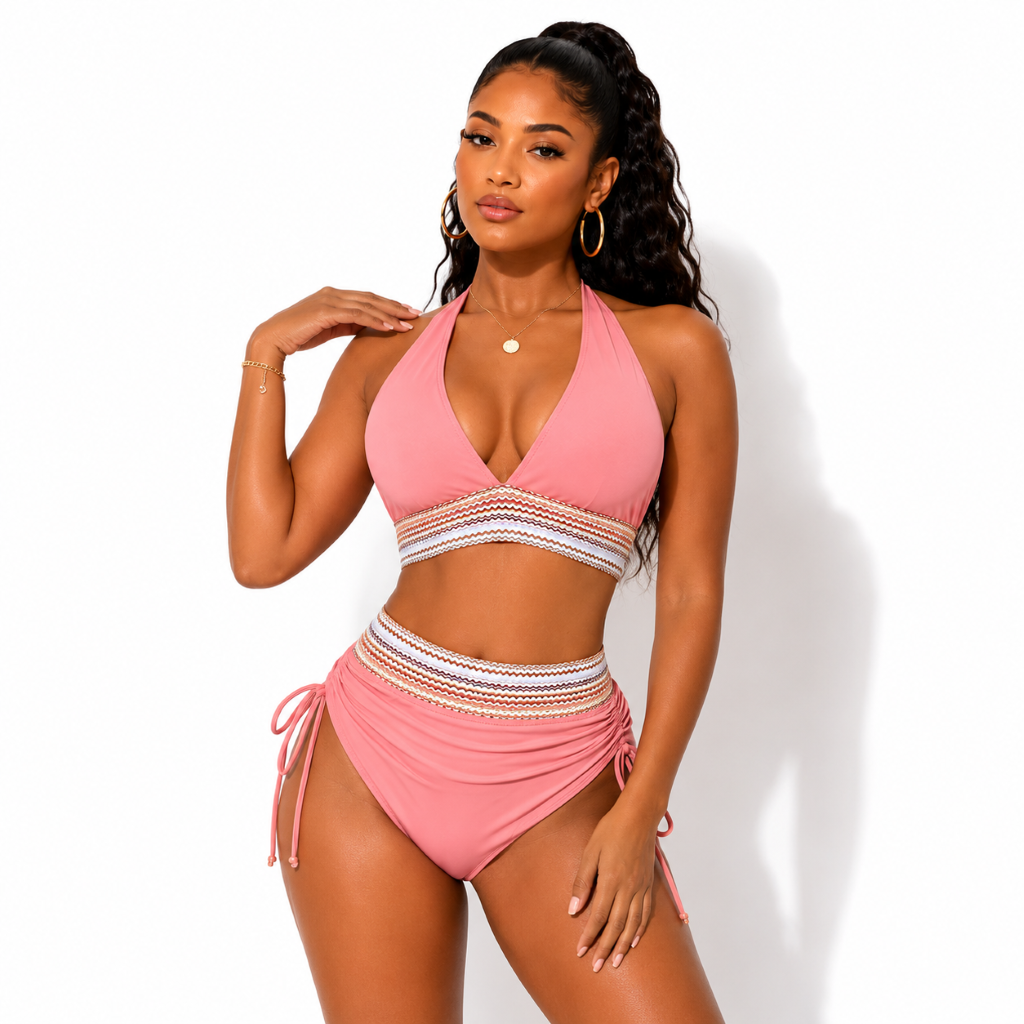Emerald Bikini – High-Waist Sculpting