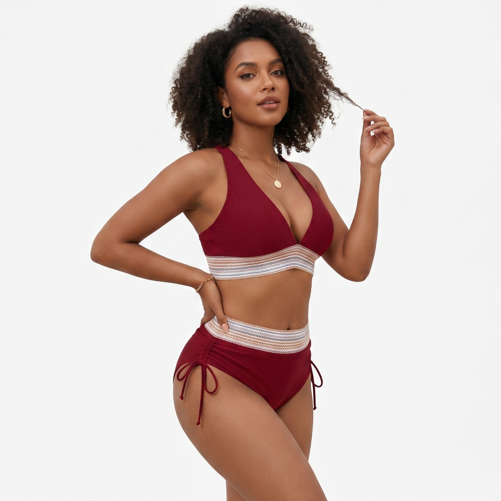 Emerald Bikini – High-Waist Sculpting